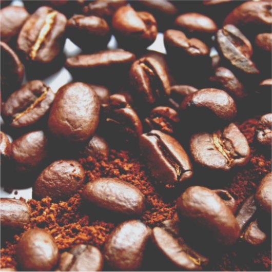 Koffie Sticker (Voorkant)