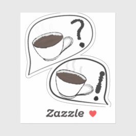 Koffie? Sticker