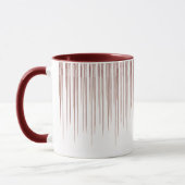 Koffie, stijlvol tapepatroon mok (Links)