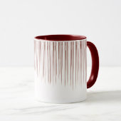 Koffie, stijlvol tapepatroon mok (Voorkant rechts)