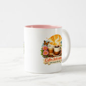 Koffie Stimuleert Creativiteit – InspiTwo-Tone Mok (Voorkant rechts)