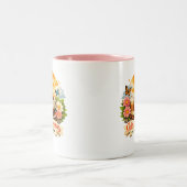 Koffie Stimuleert Creativiteit – InspiTwo-Tone Mok (Center)