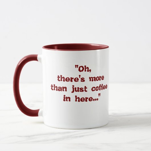 Koffie Stressvolle Grap Mug Mok (Links)