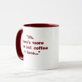 Koffie Stressvolle Grap Mug Mok (Voorkant links)