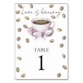 Koffie & strik bruidsmeisjesfeest - tafelnummer tr (Achterkant)