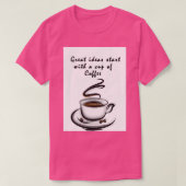koffie t 3 t-shirt (Design voorkant)