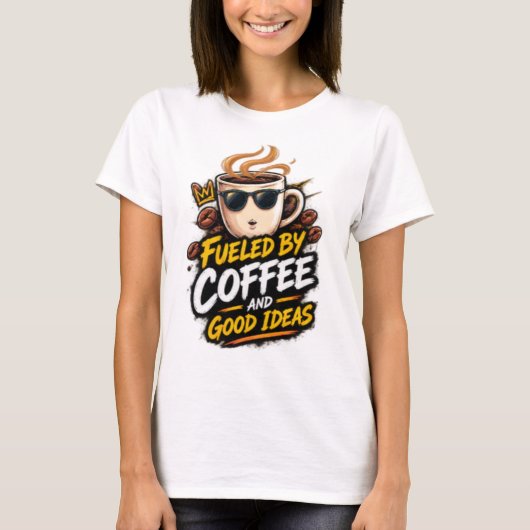 koffie t-shirt (Voorkant)