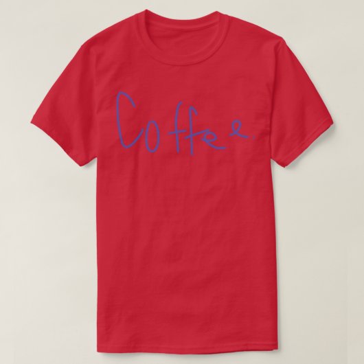 Koffie T-shirt (Design voorkant)
