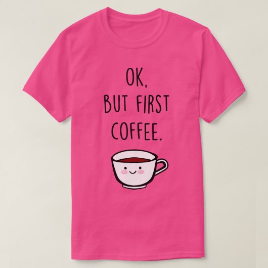 Koffie T-shirt (Design voorkant)