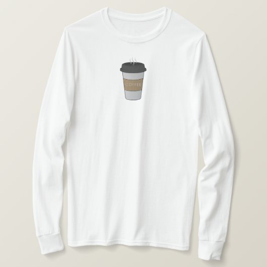 koffie t-shirt (Design voorkant)