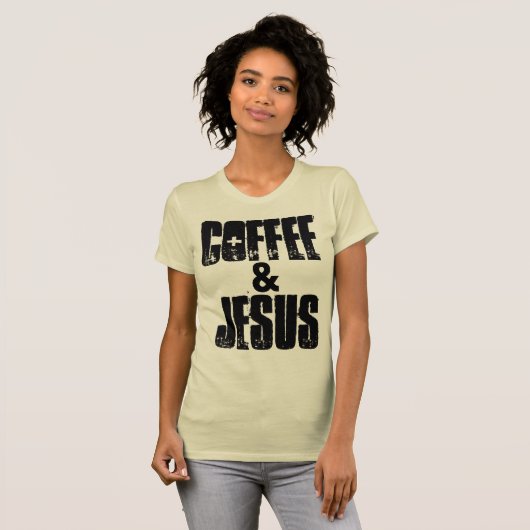 KOFFIE & T-shirts met JESUS (Voorkant volledig)
