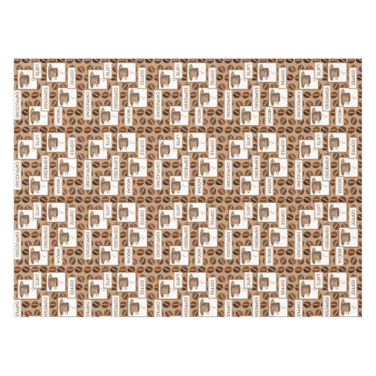 Koffie Tafelkleed (Voorkant (Horizontaal))