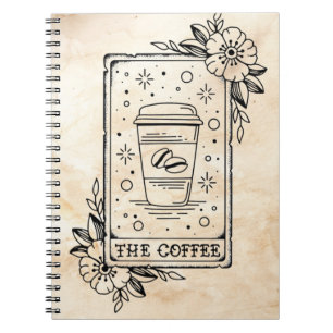 Koffie Tarot Kaart Notitieboek