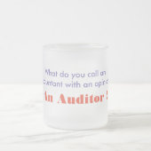 Koffie/Tea-Mok van de accountant Matglas Koffiemok (Center)