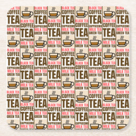 KOFFIE TEA PATROON, Onderzetter papier