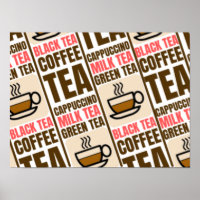 KOFFIE TEA-patroon