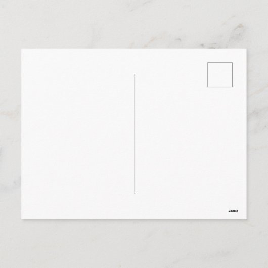 KOFFIE TEA PATTERN, Briefkaart (Achterkant)