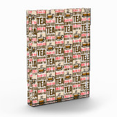 KOFFIE TEA PATTERN, fotoblok (Links)