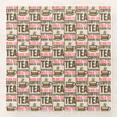 KOFFIE TEA PATTERN, Onderzetter (Voorkant)