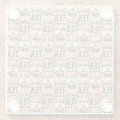 KOFFIE TEA PATTERN, Onderzetter (Achterkant)