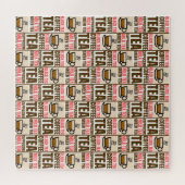 KOFFIE TEA PATTERN, puzzel (Horizontaal)