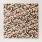 KOFFIE TEA PATTERN, puzzel (Verticaal)