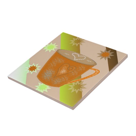 Koffie Tegeltje (Zijkant)