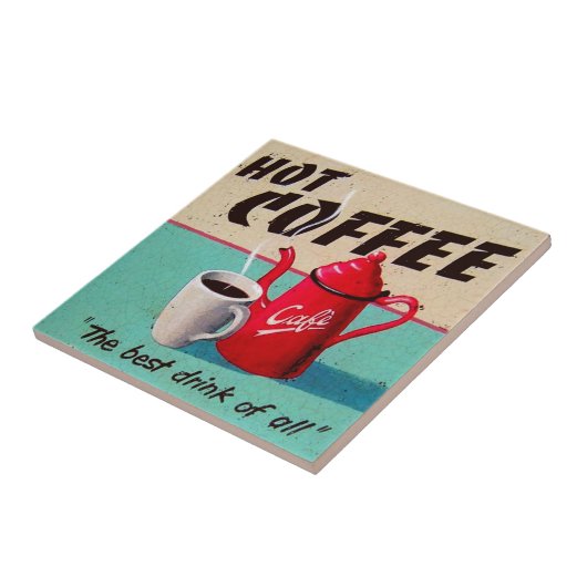 Koffie Tegeltje (Zijkant)