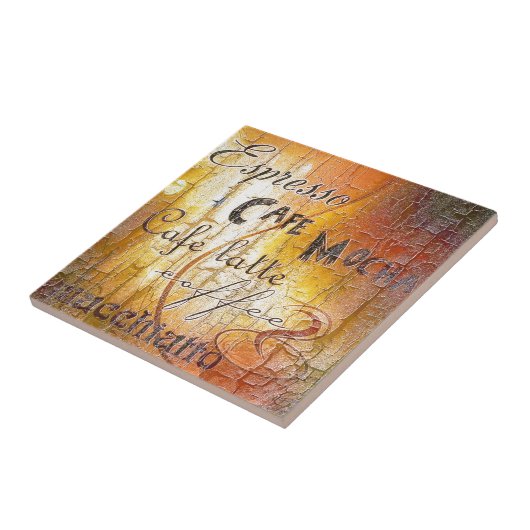KOFFIE! TEGELTJE (Zijkant)