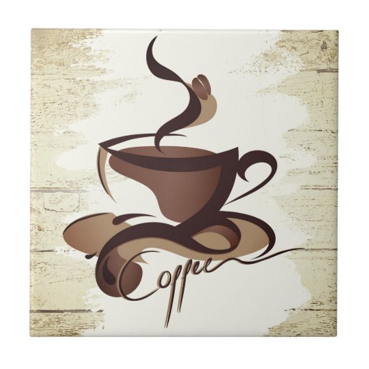 koffie tegeltje (Voorkant)