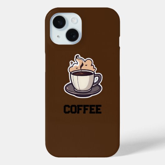 KOFFIE TELEFOONHOES Case-Mate iPhone CASE (Achterkant)
