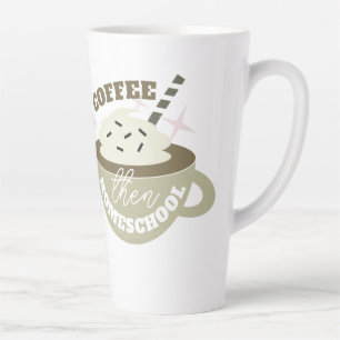 Koffie Terug naar Homeschooling Latte Mok