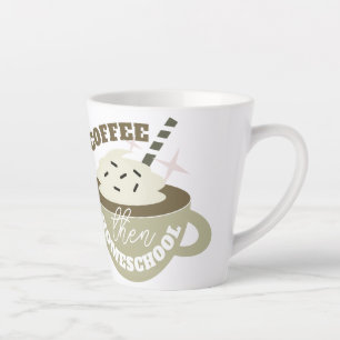 Koffie Terug naar Thuisonderwijs Klein Latte Mok
