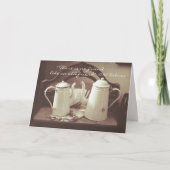  koffie/theapots-vriendschap "Old Friend" Kaart (Voorkant)