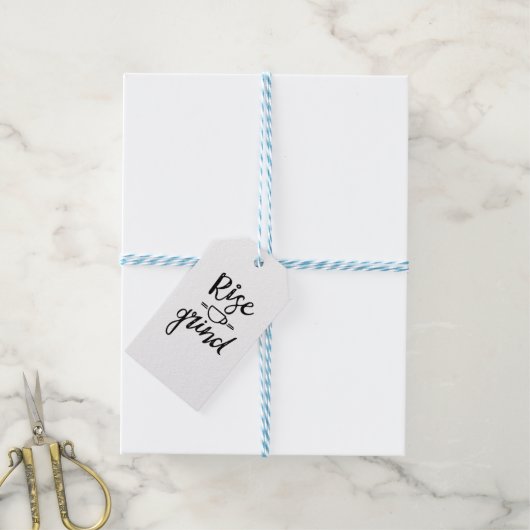 Koffie Thed Cadeaulabel (Met Touw)