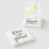 Koffie Thed Stenen Onderzetter (Zijkant)