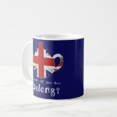Koffie Thee Mok Britse theepot Funny Oolong Quote (Voorkant links)