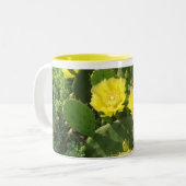 Koffie / thee Mok met Prickly Pear afbeelding (Voorkant links)