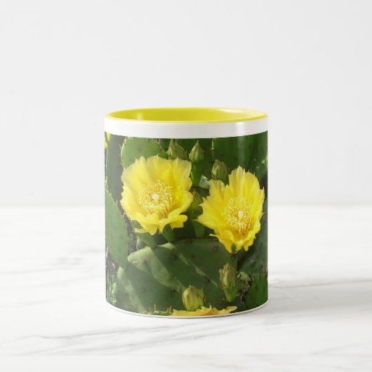 Koffie / thee Mok met Prickly Pear afbeelding (Center)