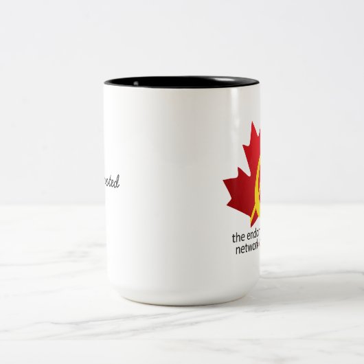 Koffie/thee-Mok Tweekleurige Koffiemok (Center)