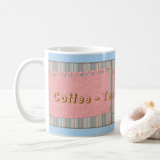 Koffie Thee Ontspan Herhaal Mok (Met donut)