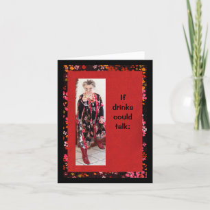 Koffie, thee, Tequila Humoureuze kaart