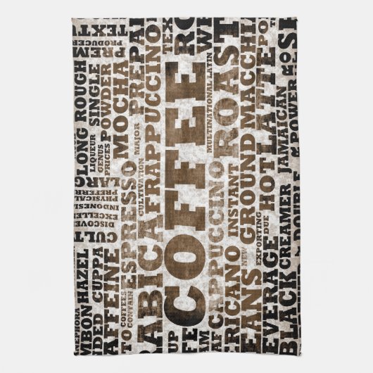 Koffie Theedoek (Verticaal)