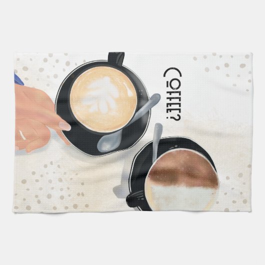 Koffie? Theedoek (Horizontaal)
