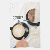Koffie? Theedoek (Verticaal)