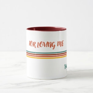 Koffie-, theemok met liefdesboodschap mok