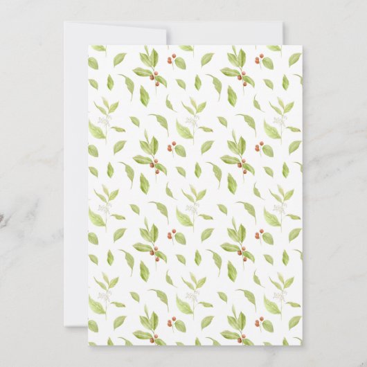 Koffie Thema Bruids Douche Uitnodiging (Achterkant)