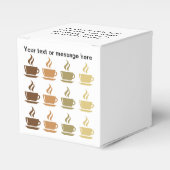 Koffie Thema Party Favor Box Bedankdoosjes (Voorkant Zijde)