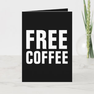 KOFFIE THEMEE WENSKAARTEN OM GIFTCARD TE VERZENDEN KAART