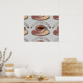 KOFFIE TIME ART POSTER (Keuken)